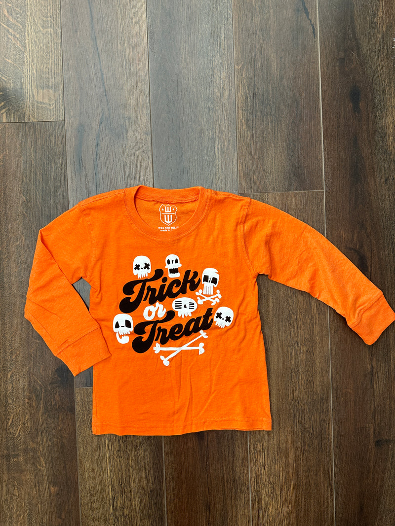 WesandWilly LS Trick or Treat Tee