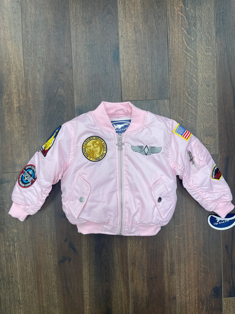 Up & Away Pink Flight Jacket
