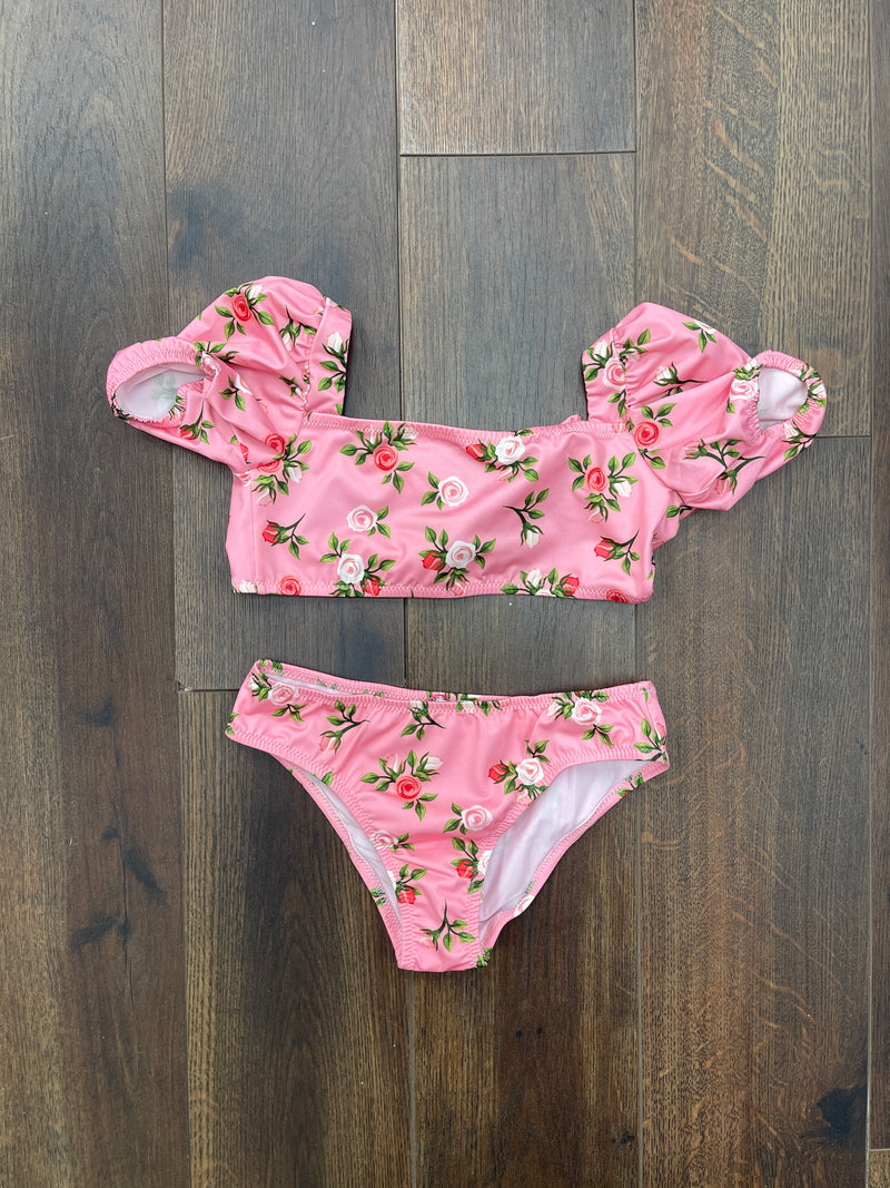 Piccoli Pink Roses Two Piece