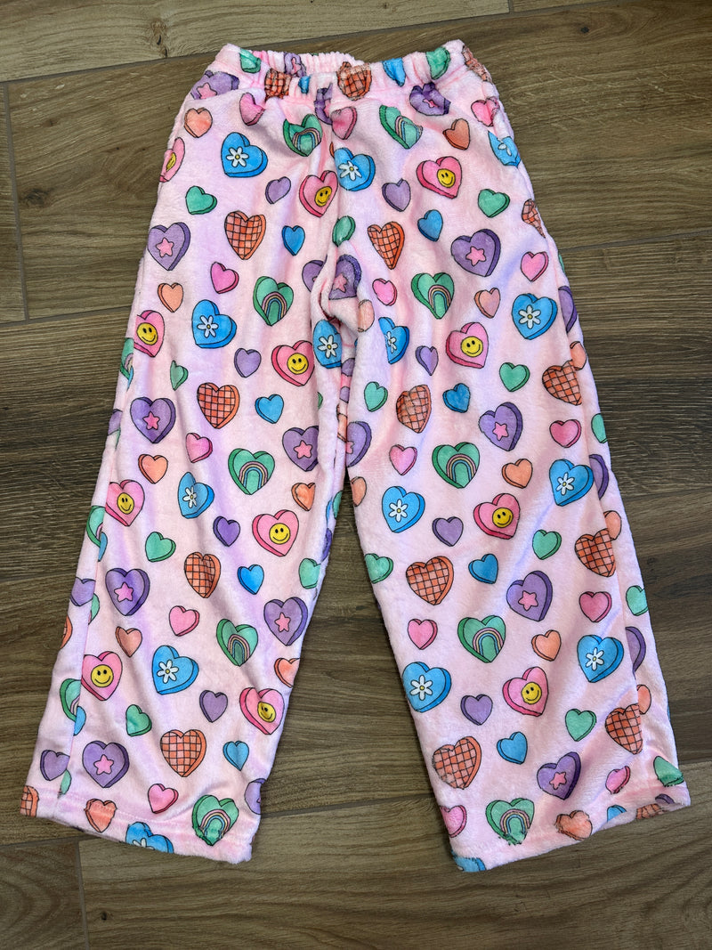 Iscream Candy Hearts Plush Pants