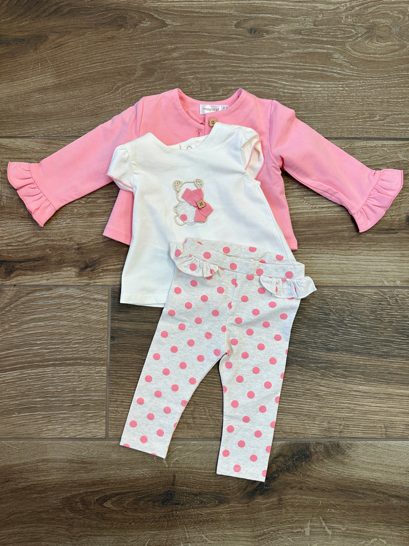 Mayoral Pink 3pc Tracksuit