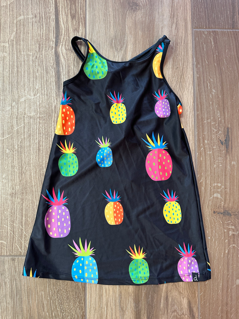 Deux Par Deux Pineapples Coverup Dress