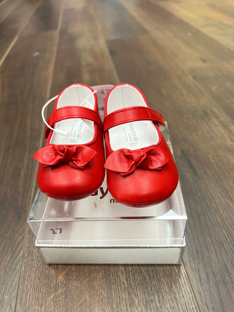 Mayoral Red Bow Shoes
