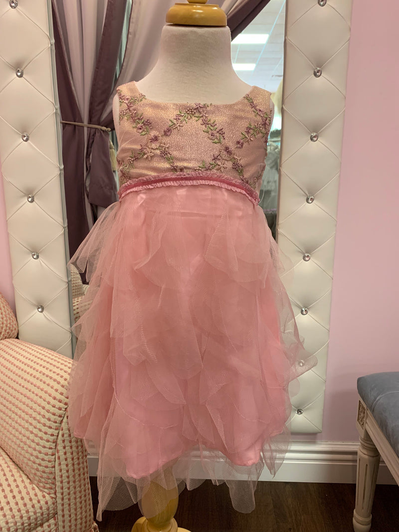 Biscotti Pink Holiday Dress