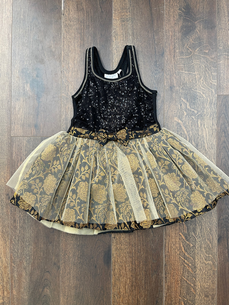 Ooh La La Black/Gold Sequin Dress