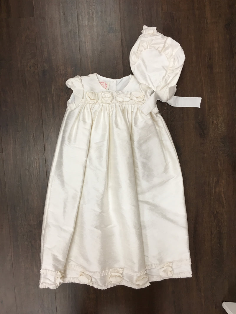 Baby Biscotti Ivory Christening Dress