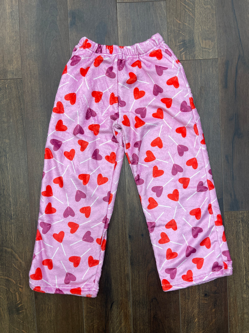 Heart Lollipops Plush Pants
