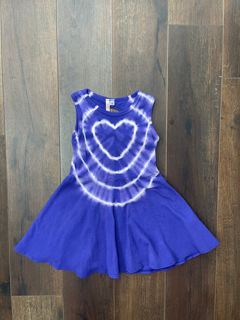 Sofi Purple Tie Dye Dress